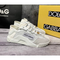 Кроссовки Dolce & Gabbana NS1 Slip On White Lace
