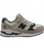 Кроссовки New Balance 574 бежево-черные