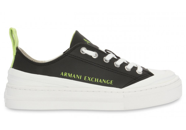 Кроссовки Armani Exchange белые с серым