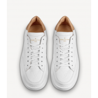 Кроссовки Louis Vuitton Beverly Hills белые с коричневым