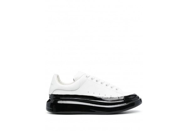 Кроссовки Alexander McQueen Oversized бело-черные