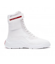 Кроссовки Prada Polarius 19 LR белые высокие