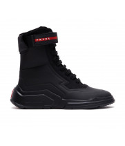 Кроссовки Prada Polarius 19 LR черные высокие