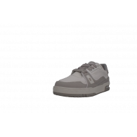 Кроссовки Louis Vuitton Trainer белые с серым