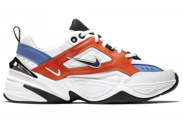 Nike M2k Tekno John Elliott White Orange Blue