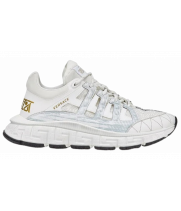 Кроссовки Versace Trigreca моно белые
