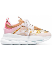 Кроссовки Versace Chain Reaction 2 Chainz White Pink