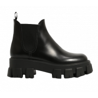 Ботинки Prada Monolith Black кожаные