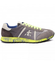 Кроссовки Premiata мужские var 1313E grigio-verde серые
