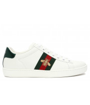 Кроссовки Gucci Ace Web классические белые